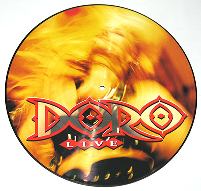 DORO - Live Picture Disc (1993, Germany) album front cover vinyl record